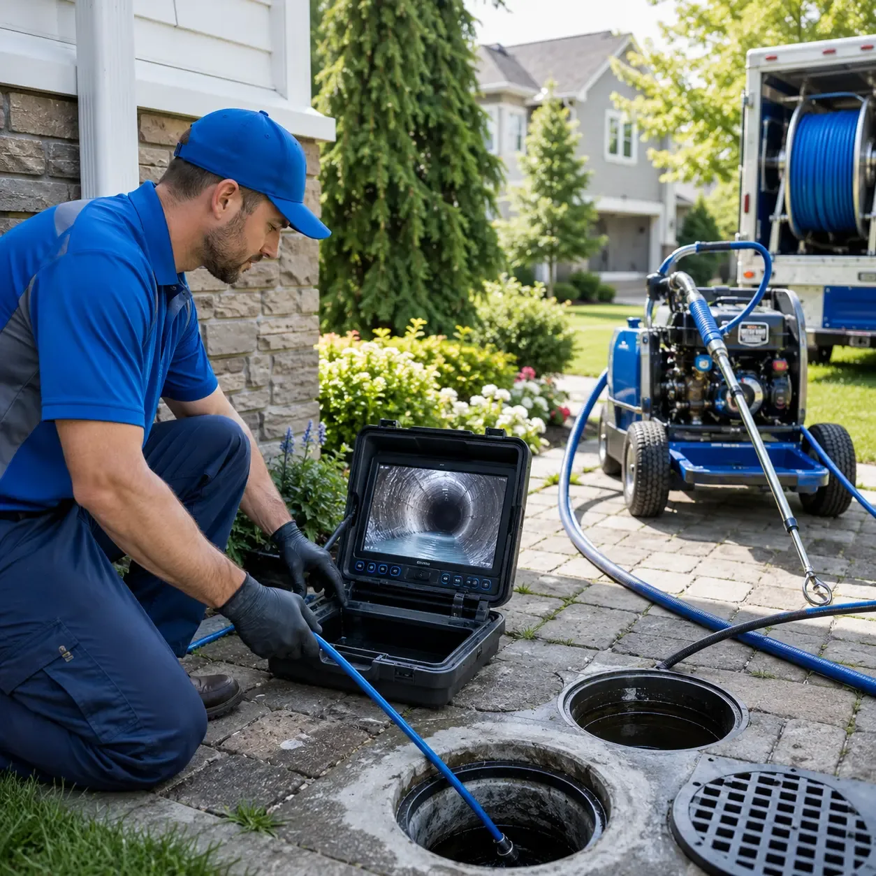 Outdoor drain cleaning professionals serving Burbank, OK